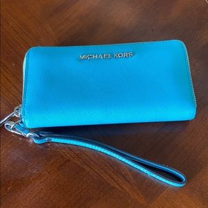 Michael Kors Teal Wallet